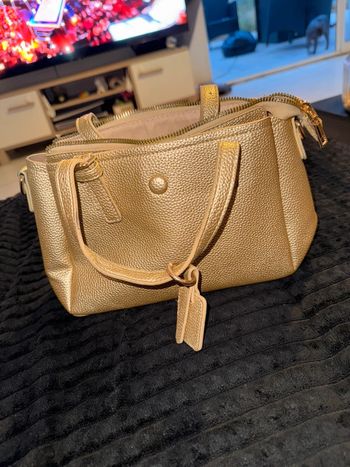 Sac à main doré