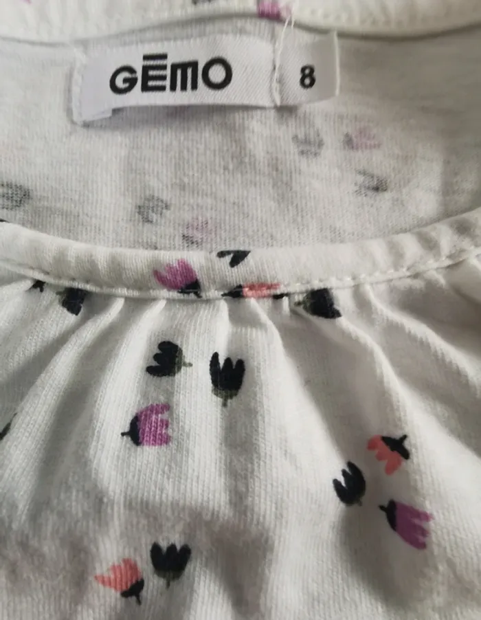 2 Tee-shirt manches longues Gémo 8 ans - photo numéro 4