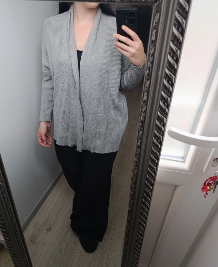 Gilet gris clair