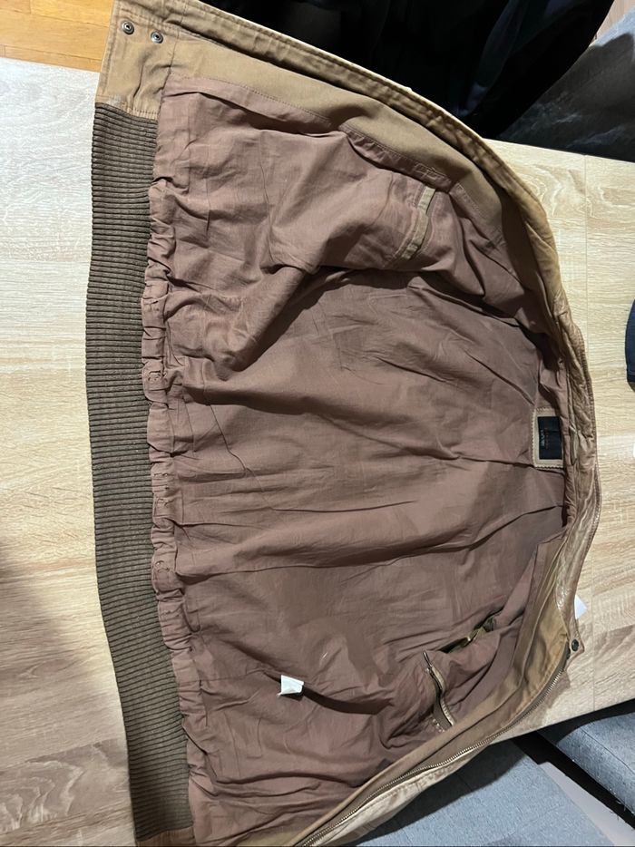 Veste en cuir véritable Zara Man, prix négociable - photo numéro 8