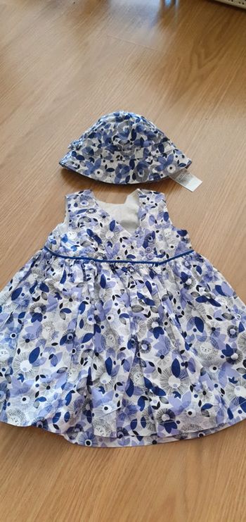 ensemble dpam fleuri lilas et violet 9 mois