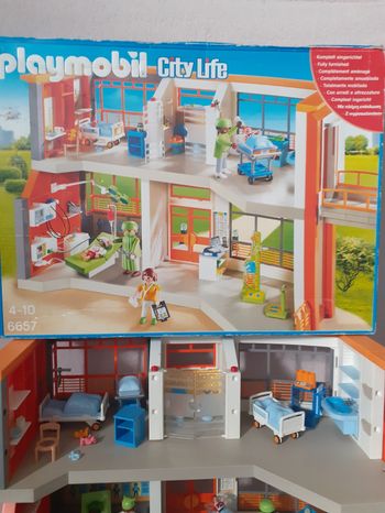 Hôpital pédiatrie playmobil 
