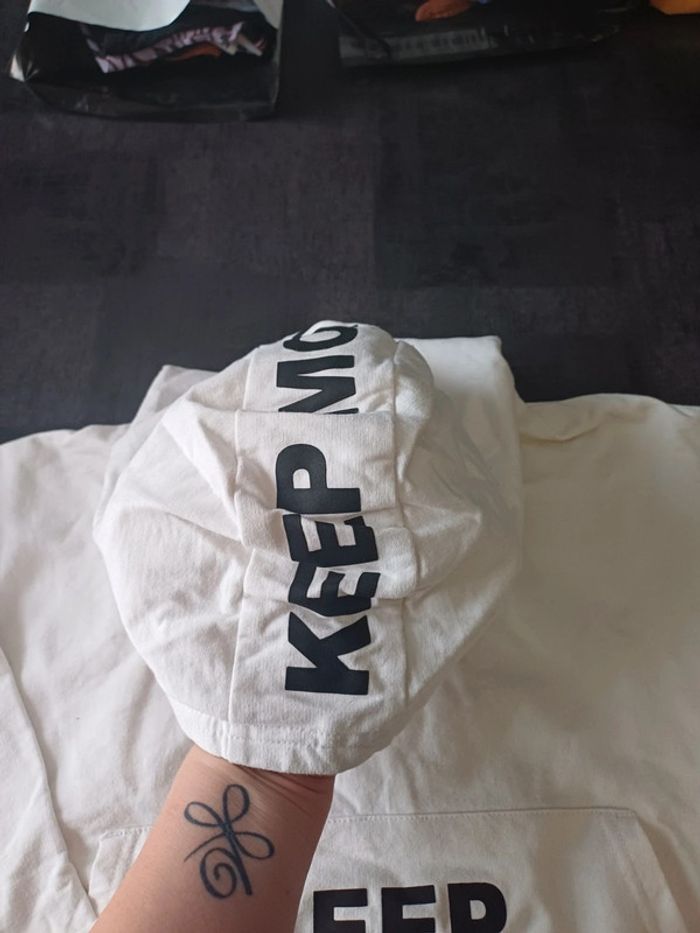 Sweat à capuche blanc - photo numéro 4