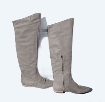 Bottes Cuissardes Zara. Gris. Pointure 39.