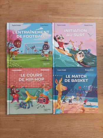 Lot de 4 livres Esprit sportif Virginie Grimaldi