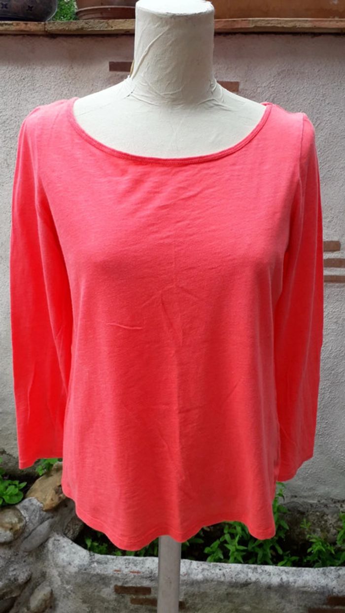 Tee-shirt orange fluo