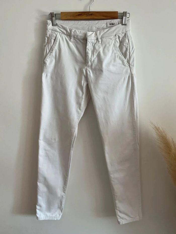 Pantalon/chino blanc Reiko - photo numéro 2