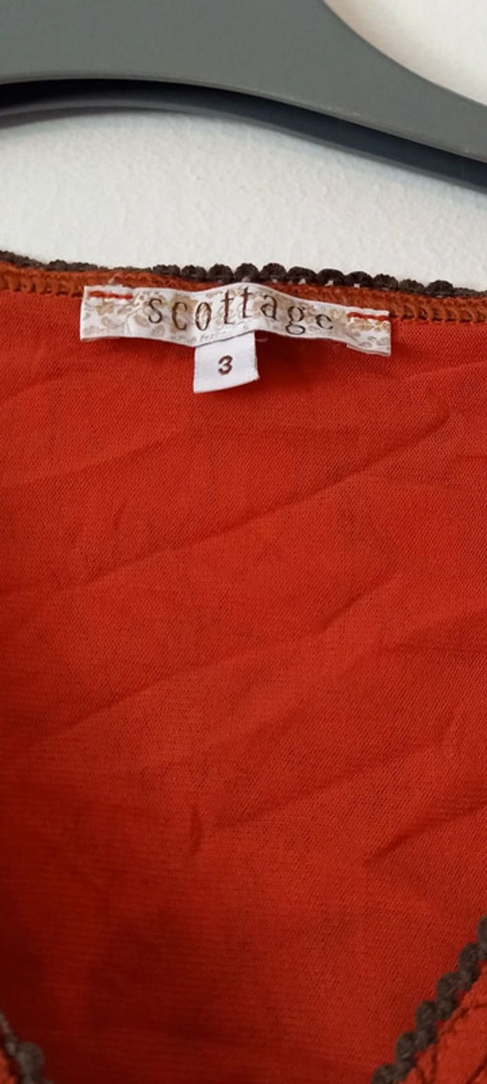 Chemisier cache cœur corail - photo numéro 3