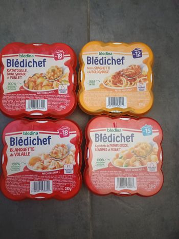 20 pots plats bledina bébé