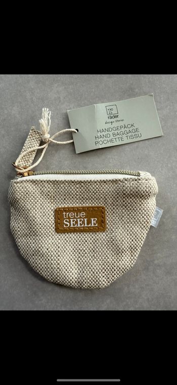 Pochette tissu porté monnaie