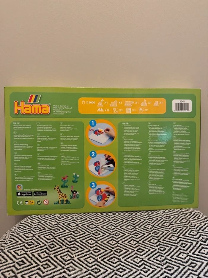 Hama - Boite de perles Safari 5000 pièces -5 ans et + - photo numéro 2