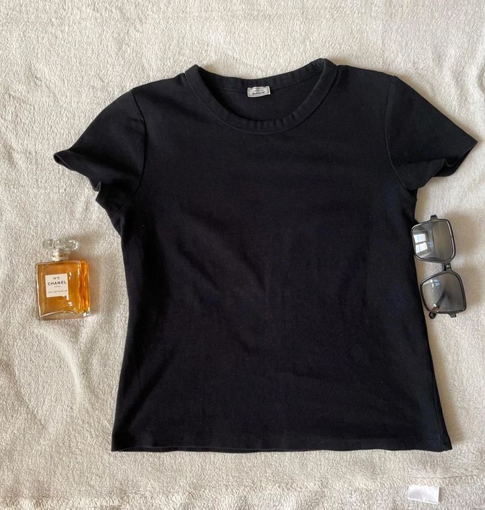 T-shirt noir basic Pimkie.