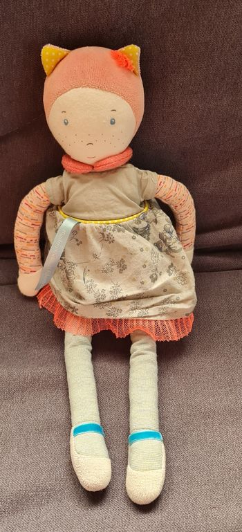 Doudou poupée Mademoiselle et Ribambelle- Moulin Roty