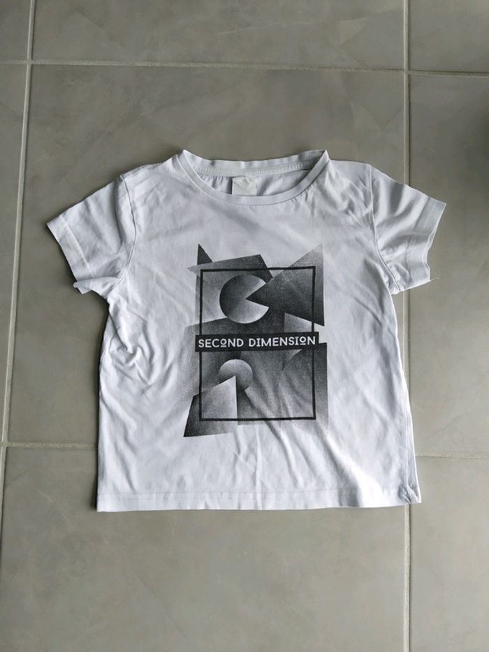 Tee-shirt manches courtes garçon 6 ans - photo numéro 4