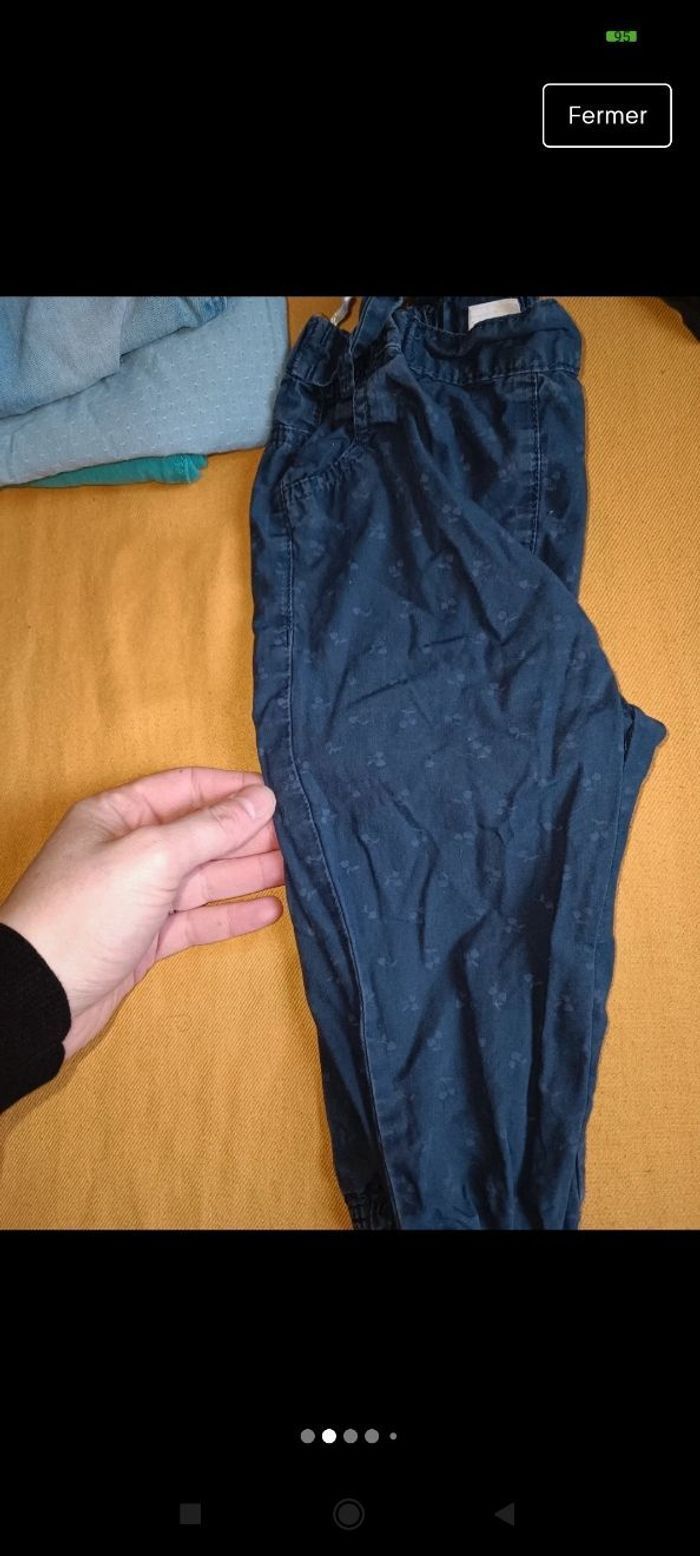 Lot pantalons fille 12 mois - photo numéro 2