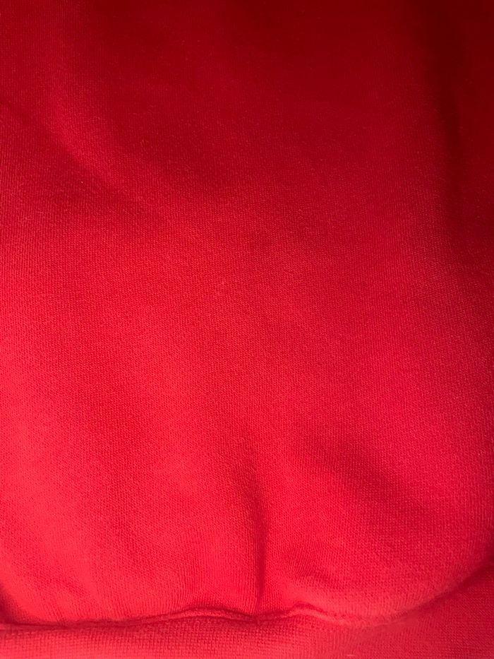 Pull vintage »Asics »rouge et blanc - photo numéro 3