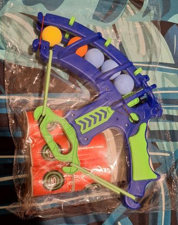 Jeu Chamboule tout avec arc