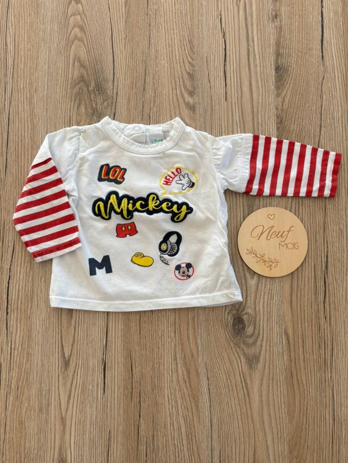 T-shirt manches longues bébé garçon 9mois