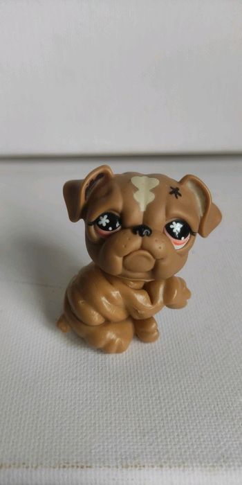 My littlest petshop chien bouledogue 607 / 719