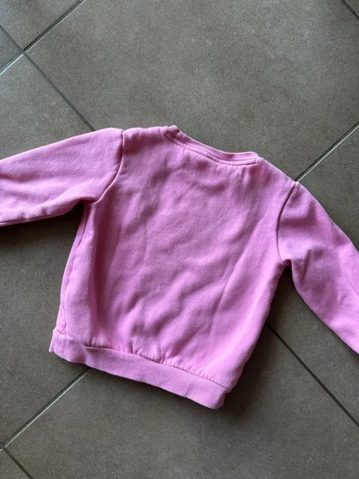 Pull adidas rose – Taille 3/4 ans - photo numéro 3