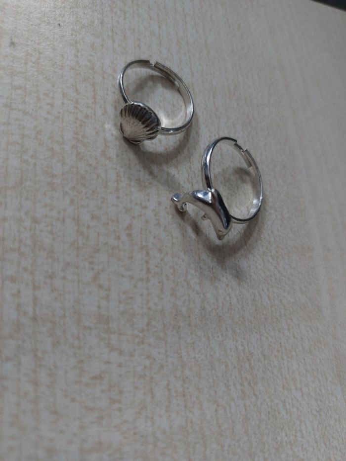 Lot de 2 jolies bagues neuves fille - photo numéro 2