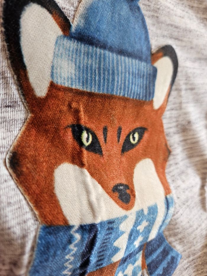T-shirt ML renard - photo numéro 3