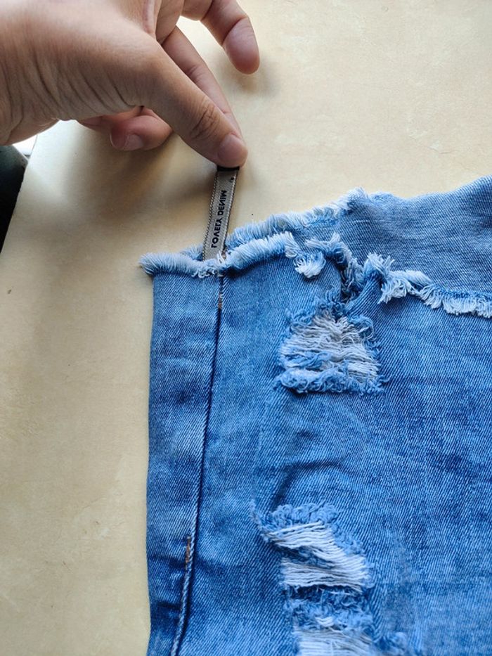 Short été XS Lovely Denim - photo numéro 3