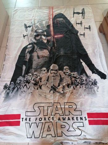 Housse de couette +taie d'oreiller "Star wars"