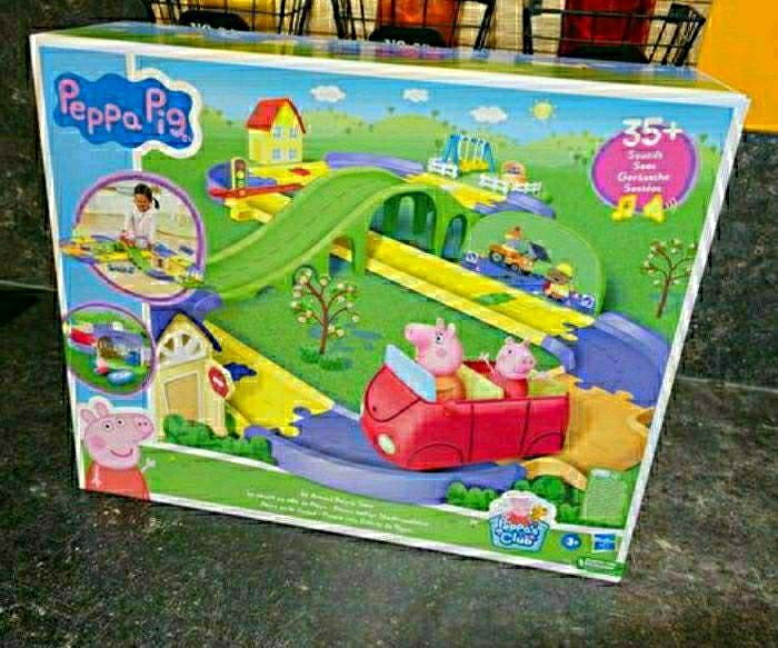 PEPPA PIG LE CIRCUIT DE PEPPA AVEC ROUTE MODULABLE HASBRO NEUF