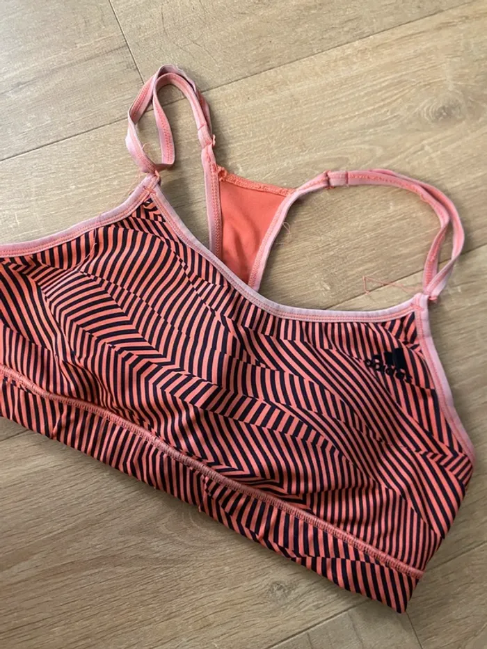 Brassière Adidas enfants – Noir/Rose – Taille 12-16 ans