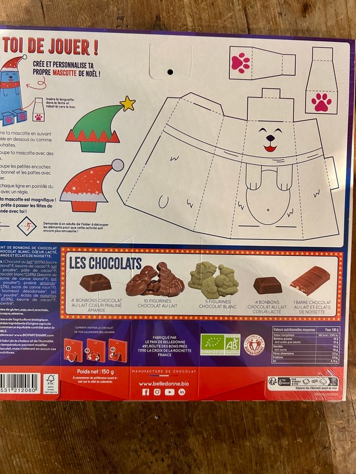 Calendrier de l’avent enfant bio - photo numéro 2