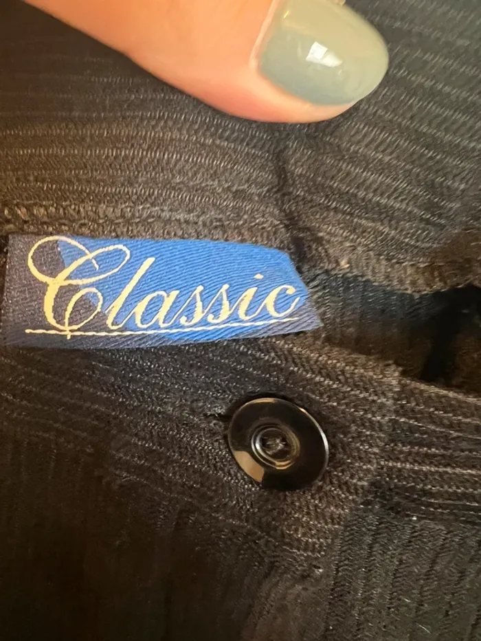 Pantalon noir velours - photo numéro 6