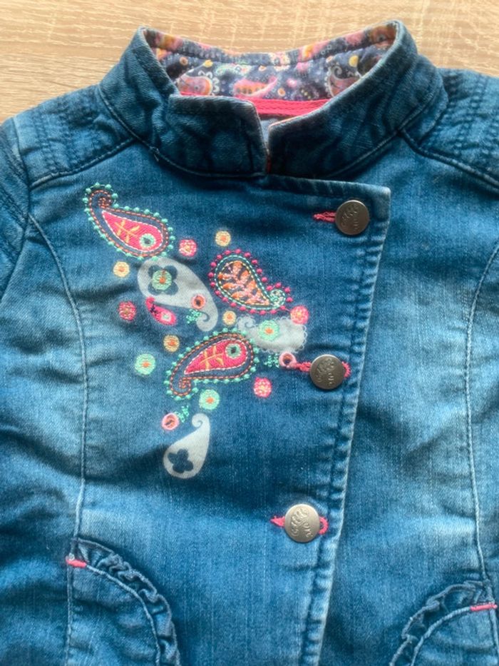 • Veste en jean fille Orchestra ~ 2 ans • - photo numéro 3