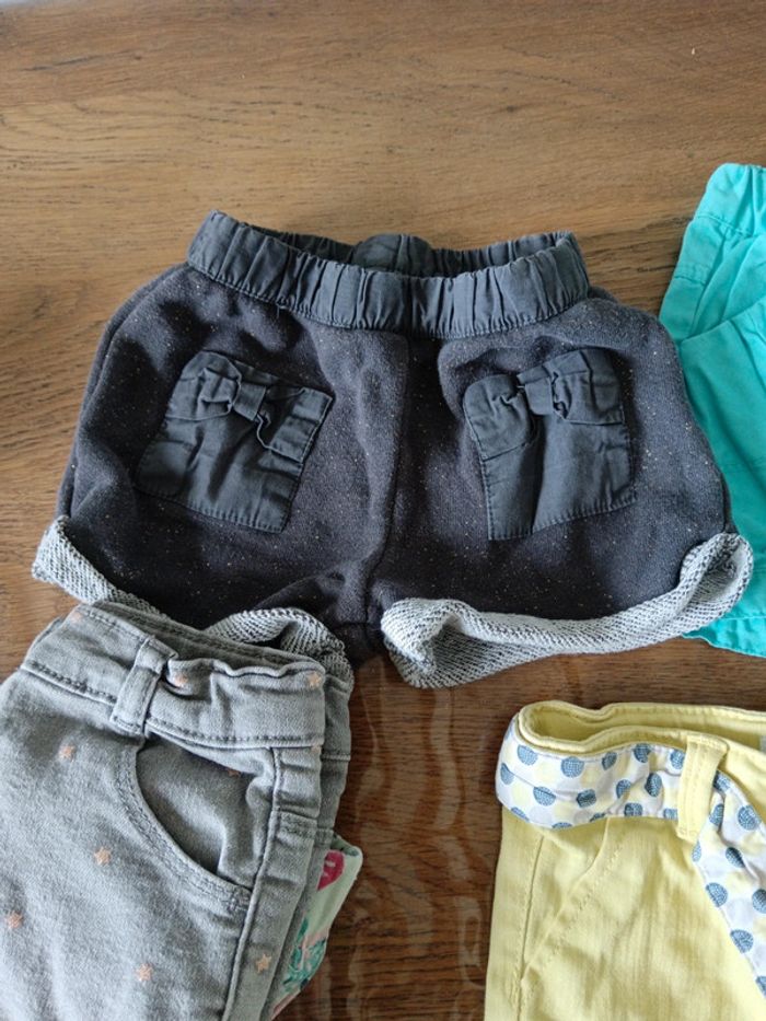 Lot de 7 pantalons et shorts fille - photo numéro 8