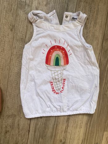 Top Debardeur gemo rainbow arc en ciel  24 mois