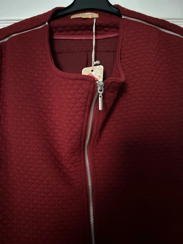 Robe bordeaux vintage 36/38 - photo numéro 4
