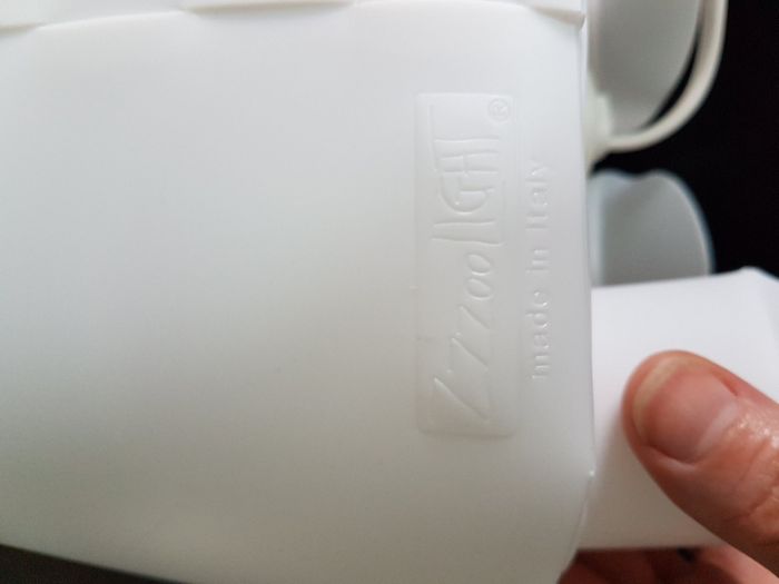 Officina Crea Italie – Lampe veilleuse chat pour enfant coloris blanc en polypropylène - photo numéro 4