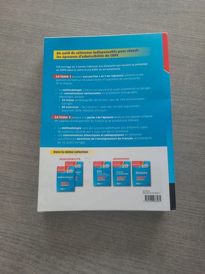 Lot de 2 livres epreuves crpe - photo numéro 5