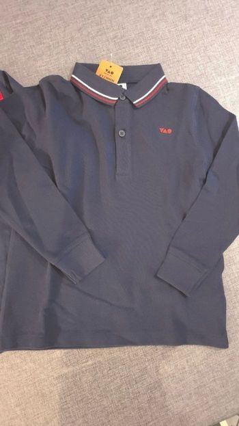 (Neuf non porté) 🏷😍🥰 superbe polo ml 4ans Garçon 😍🥰💙