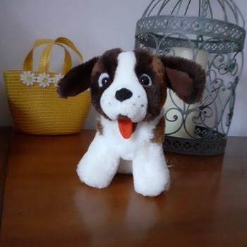 Peluche-doudou Chiot St Bernard *15 cm