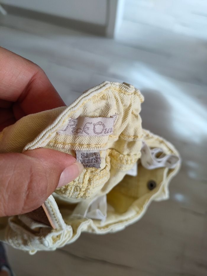 Jupe en jean jaune - photo numéro 4