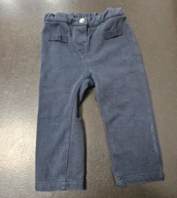 Joli pantalon marine fille taille 24 mois jacadi
