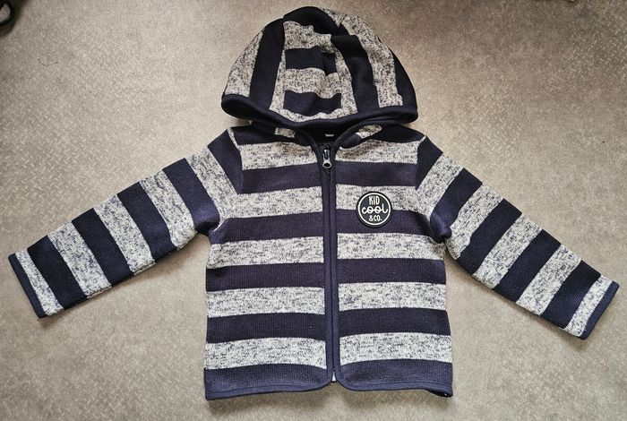 Gilet zippé 23 mois garçon