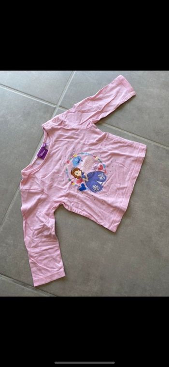 Teeshirt manches longues Princesse Sophia 12 mois