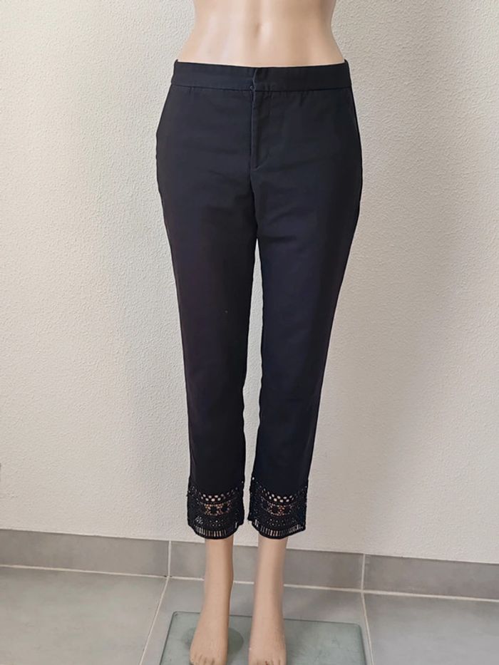 Pantacourt noir Zara Basic - photo numéro 5