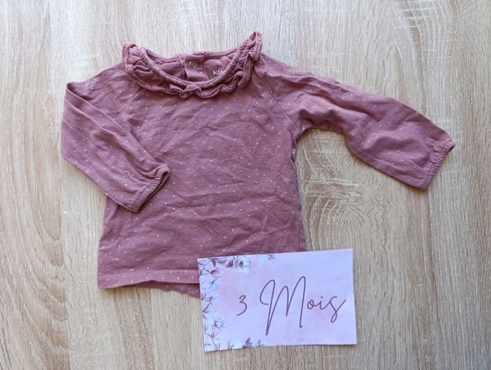 T-shirt manche longue 3mois Kiabi