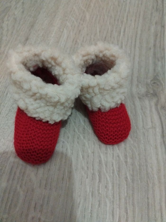 Paire de chausson noël bébé 3-6 mois