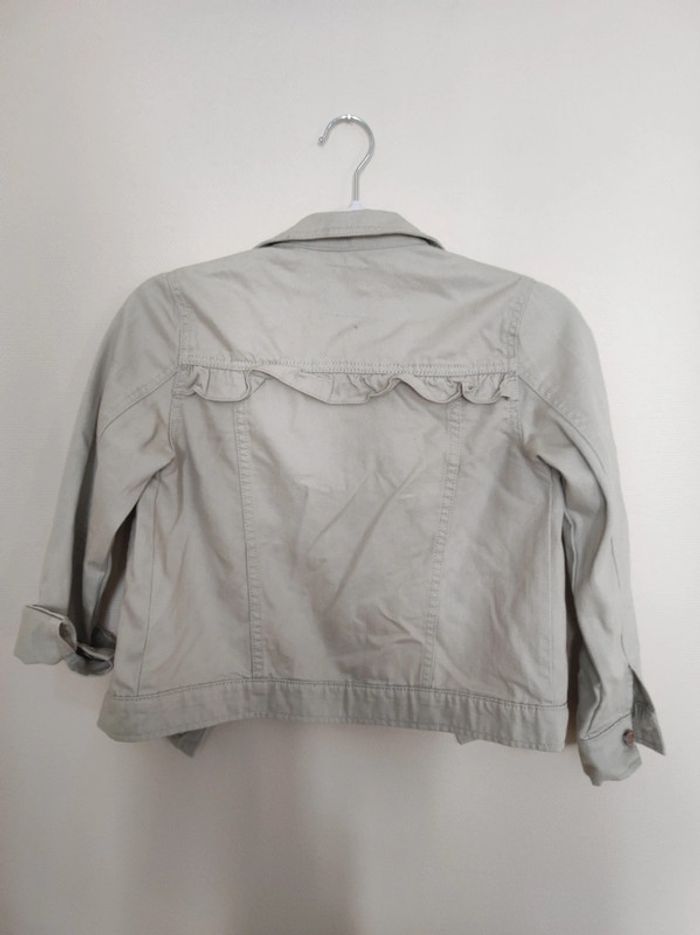 Veste en jean kaki clair - photo numéro 5