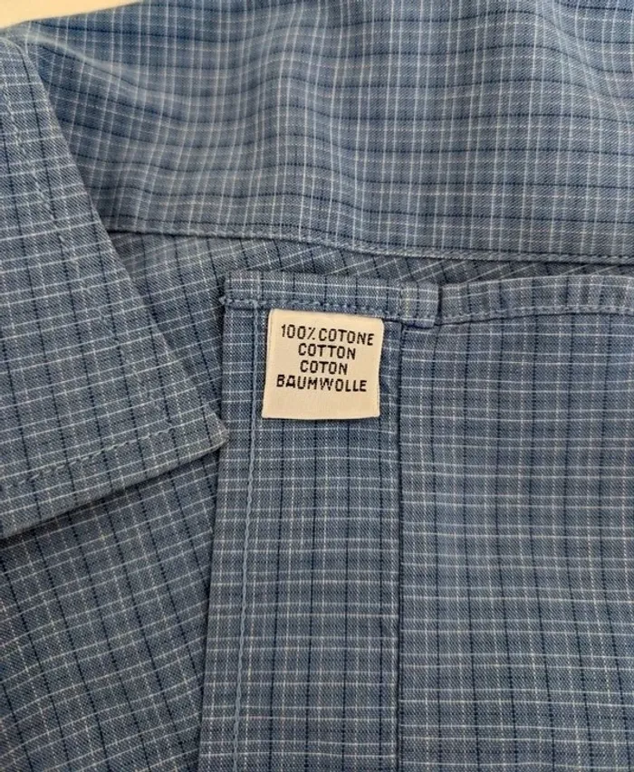 Chemise à carreaux - Balenciaga - taille L (15/38) - photo numéro 6