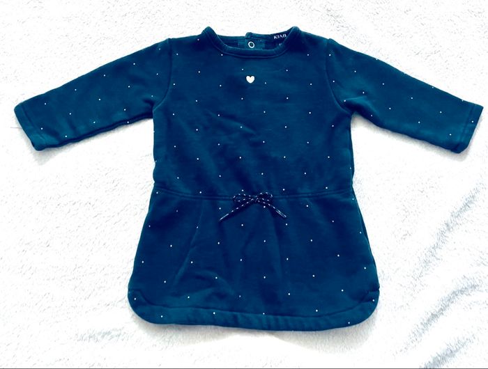 robe manches longues « Kiabi » taille 6 mois